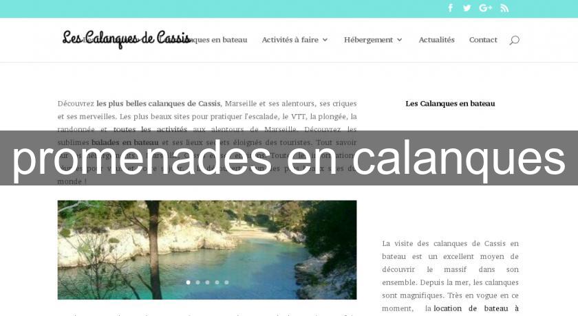 promenades en calanques promenades en calanques