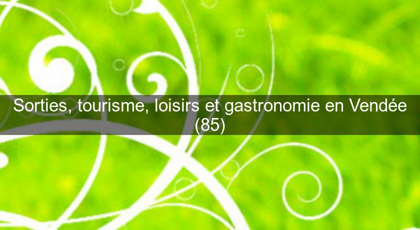 Sorties, tourisme, loisirs et gastronomie en Vendée (85) Sorties, tourisme, loisirs et gastronomie en Vendée (85)