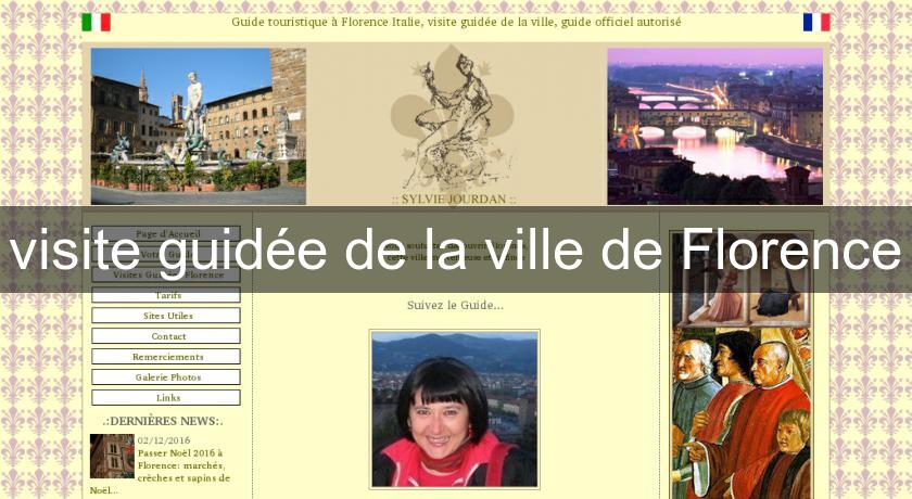 visite guidée de la ville de Florence visite guidée de la ville de Florence