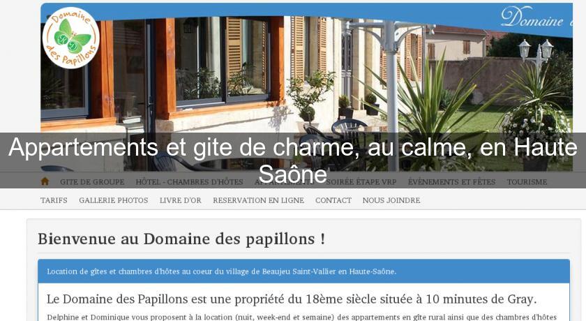 Appartements et gite de charme, au calme, en Haute Saône Appartements et gite de charme, au calme, en Haute Saône