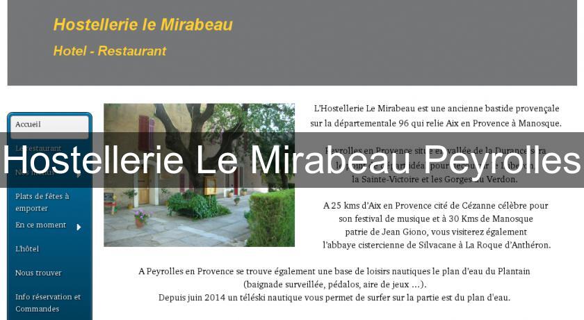 Hostellerie Le Mirabeau Peyrolles Hostellerie Le Mirabeau Peyrolles