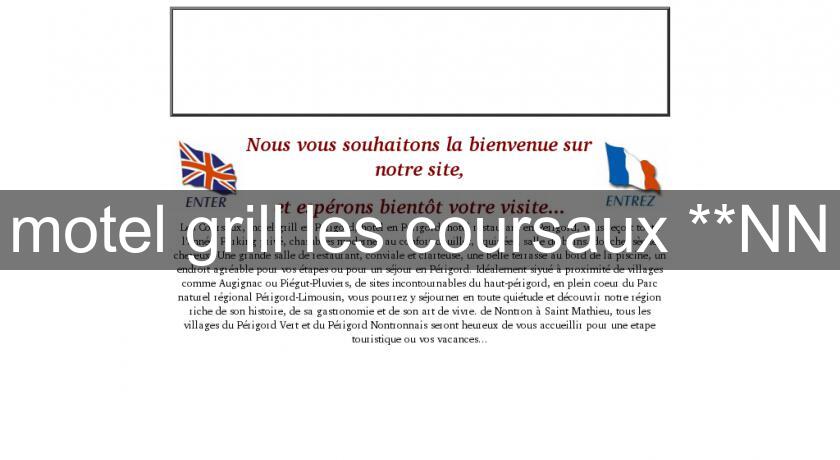 motel grill les coursaux **NN motel grill les coursaux **NN