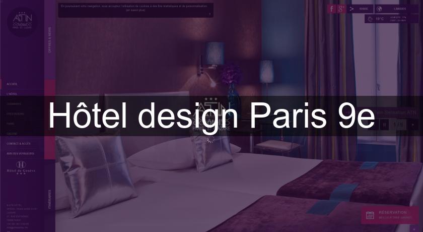 Hôtel design Paris 9e Hôtel design Paris 9e