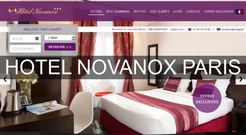 HOTEL NOVANOX PARIS HOTEL NOVANOX PARIS