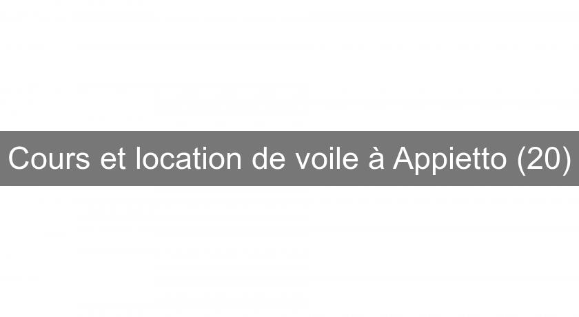 Cours et location de voile à Appietto (20) Cours et location de voile à Appietto (20)