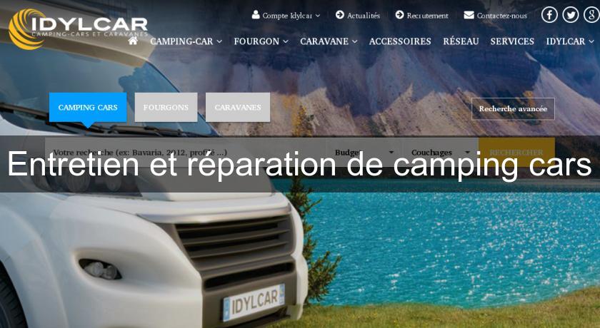 Entretien et réparation de camping cars Entretien et réparation de camping cars