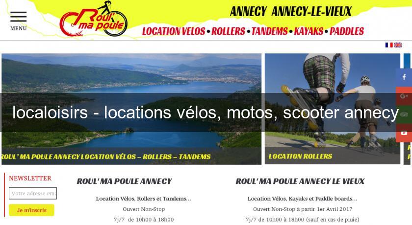 localoisirs - locations vélos, motos, scooter annecy localoisirs - locations vélos, motos, scooter annecy