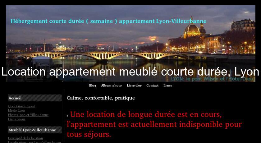 Location appartement meublé courte durée, Lyon Location appartement meublé courte durée, Lyon