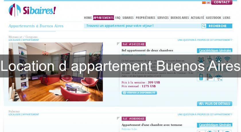 Location d'appartement Buenos Aires Location d'appartement Buenos Aires