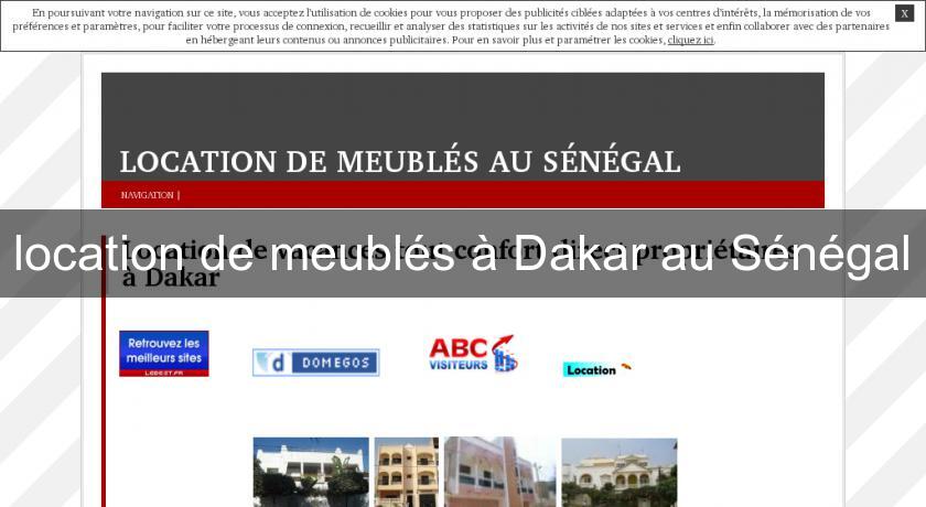 location de meublés à Dakar au Sénégal location de meublés à Dakar au Sénégal