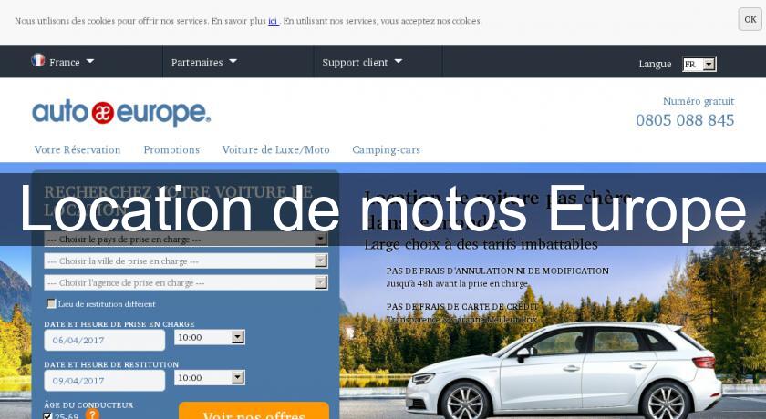 Location de motos Europe Location de motos Europe