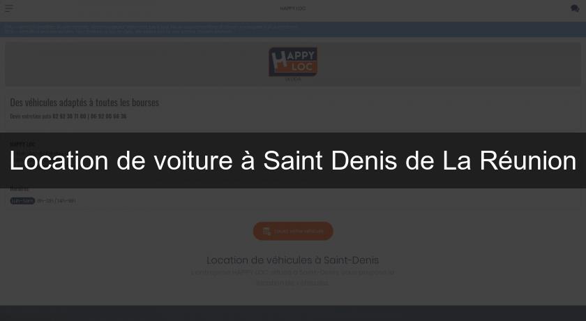 Location de voiture à Saint Denis de La Réunion Location de voiture à Saint Denis de La Réunion