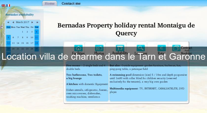 Location villa de charme dans le Tarn et Garonne Location villa de charme dans le Tarn et Garonne