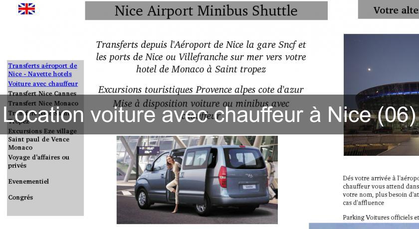 Location voiture avec chauffeur à Nice (06) Location voiture avec chauffeur à Nice (06)