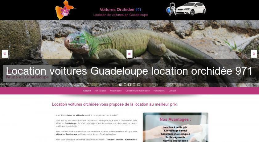 Location voitures Guadeloupe location orchidée 971 Location voitures Guadeloupe location orchidée 971