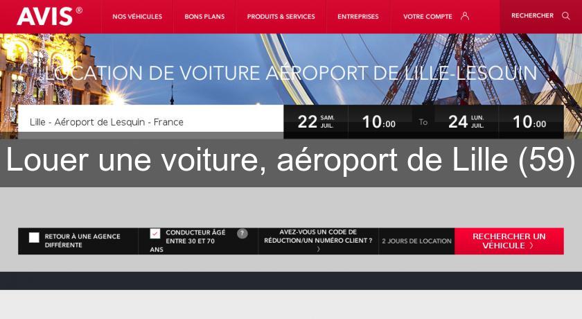 Louer une voiture, aéroport de Lille (59) Louer une voiture, aéroport de Lille (59)