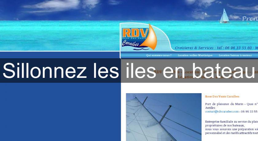 Sillonnez les iles en bateau Sillonnez les iles en bateau