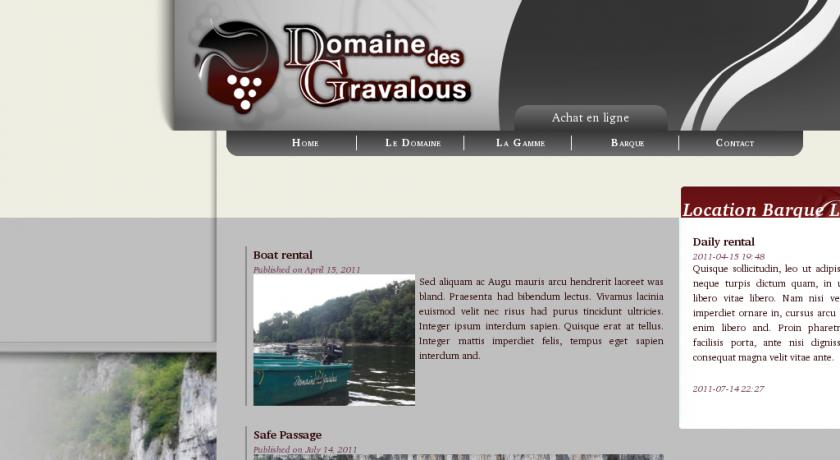 visite du domaine, gîte et location de barques dans le Lot (46) visite du domaine, gîte et location de barques dans le Lot (46)