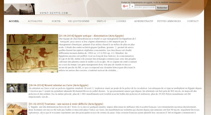 Actualités, tourimse, loisirs, vie pratique en Egypte Actualités, tourimse, loisirs, vie pratique en Egypte