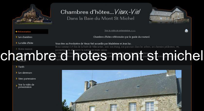chambre d hotes mont st michel chambre d hotes mont st michel