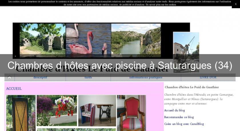 Chambres d'hôtes avec piscine à Saturargues (34) Chambres d'hôtes avec piscine à Saturargues (34)