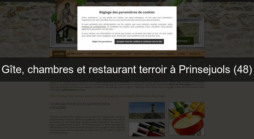 Gîte, chambres et restaurant terroir à Prinsejuols (48) Gîte, chambres et restaurant terroir à Prinsejuols (48)