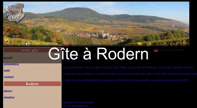 Gîte à Rodern Gîte à Rodern
