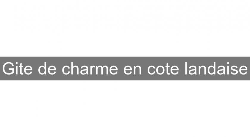 Gite de charme en cote landaise Gite de charme en cote landaise
