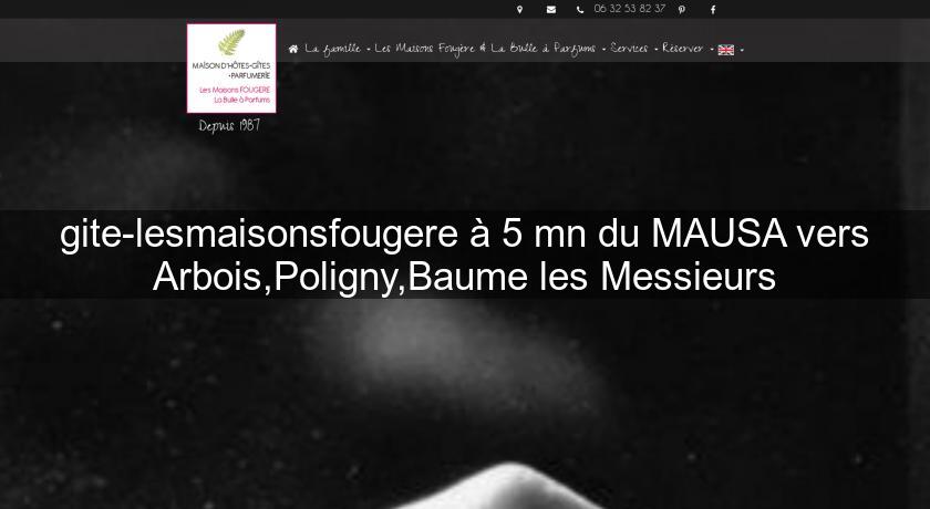 gite-lesmaisonsfougere à 5 mn du MAUSA vers Arbois,Poligny,Baume les Messieurs gite-lesmaisonsfougere à 5 mn du MAUSA vers Arbois,Poligny,Baume les Messieurs