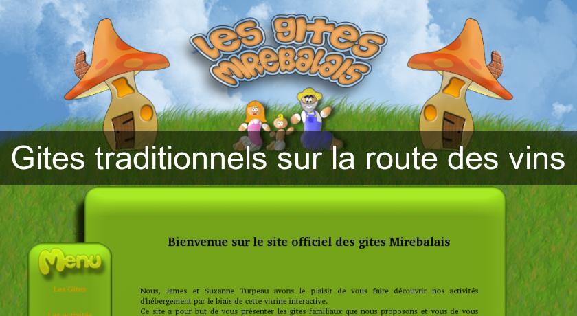 Gites traditionnels sur la route des vins Gites traditionnels sur la route des vins