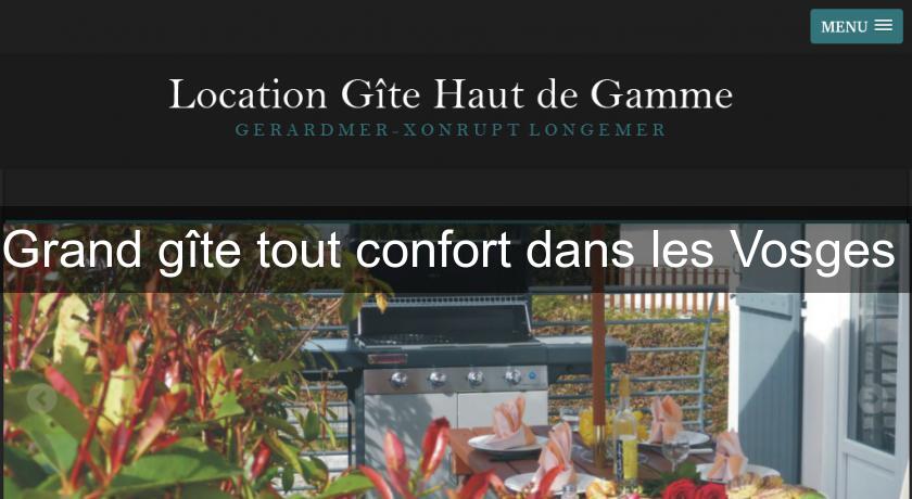 Grand gîte tout confort dans les Vosges Grand gîte tout confort dans les Vosges