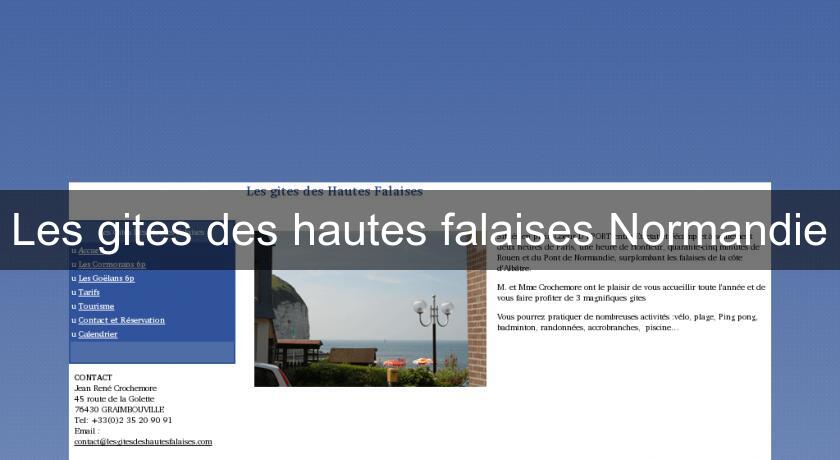 Les gites des hautes falaises Normandie Les gites des hautes falaises Normandie