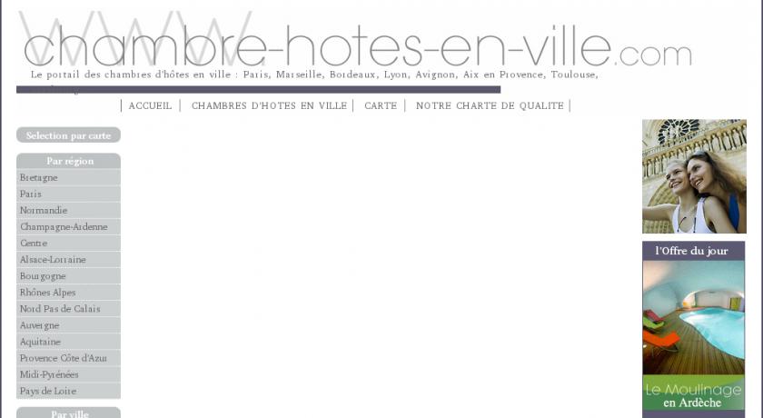 Les offres de location de chambres d'hôtes en Ville en France Les offres de location de chambres d'hôtes en Ville en France
