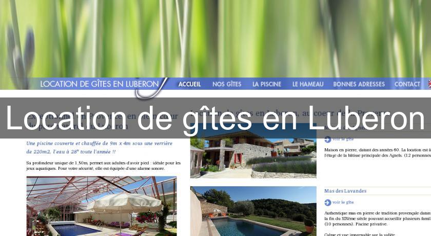 Location de gîtes en Luberon Location de gîtes en Luberon
