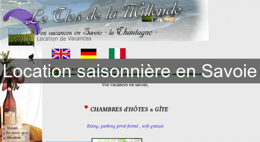 Location saisonnière en Savoie Location saisonnière en Savoie