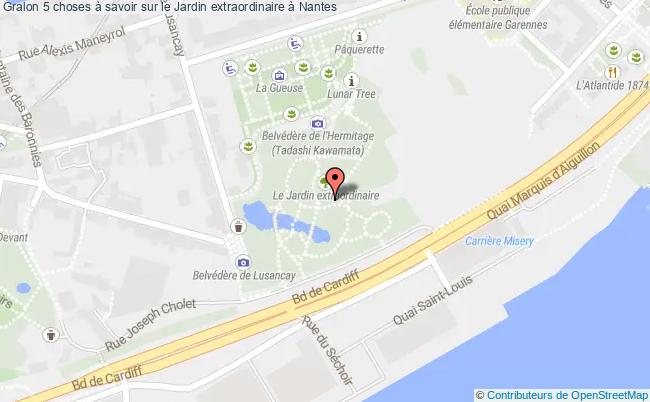 plan 5 choses à Savoir Sur Le Jardin Extraordinaire à Nantes