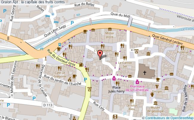 plan Apt : La Capitale Des Fruits Confits