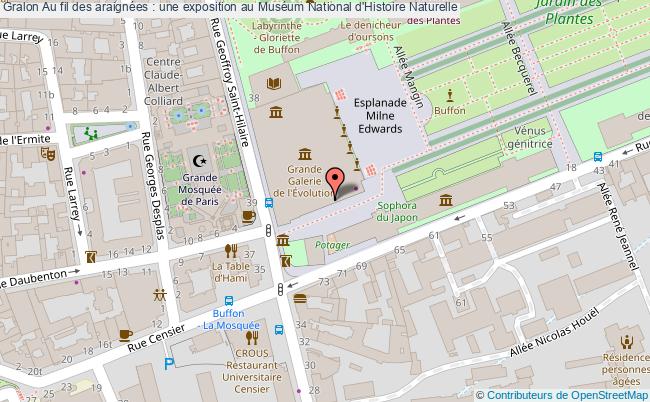 plan Au Fil Des Araignées : Une Exposition Au Muséum National D'histoire Naturelle