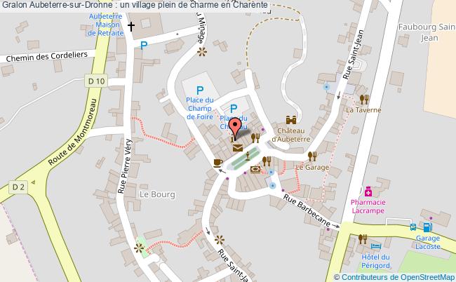 plan Aubeterre-sur-dronne : Un Village Plein De Charme En Charente