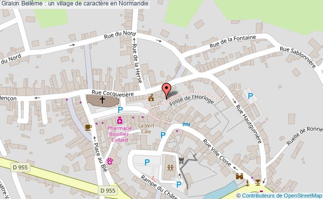 plan Bellême : Un Village De Caractère En Normandie