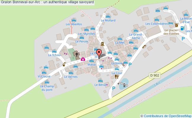 plan Bonneval-sur-arc : Un Authentique Village Savoyard