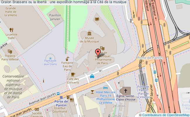 plan Brassens Ou La Liberté : Une Exposition Hommage à La Cité De La Musique