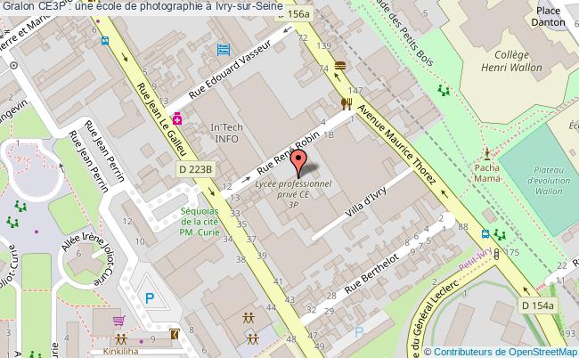 plan Ce3p : Une école De Photographie à Ivry-sur-seine