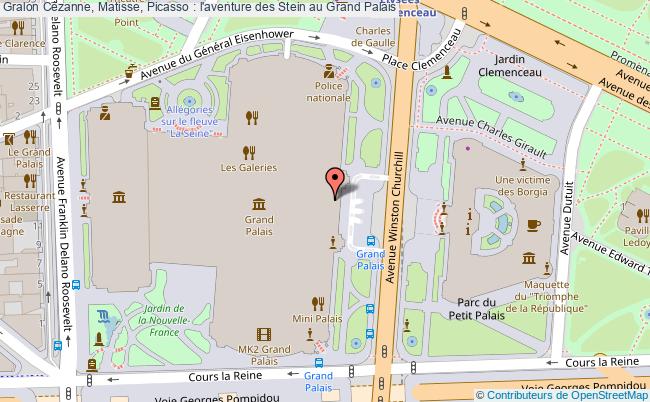 plan Cézanne, Matisse, Picasso : L'aventure Des Stein Au Grand Palais