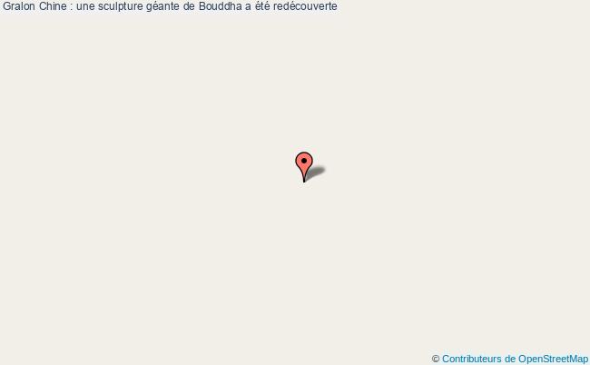plan Chine : Une Sculpture Géante De Bouddha A été Redécouverte