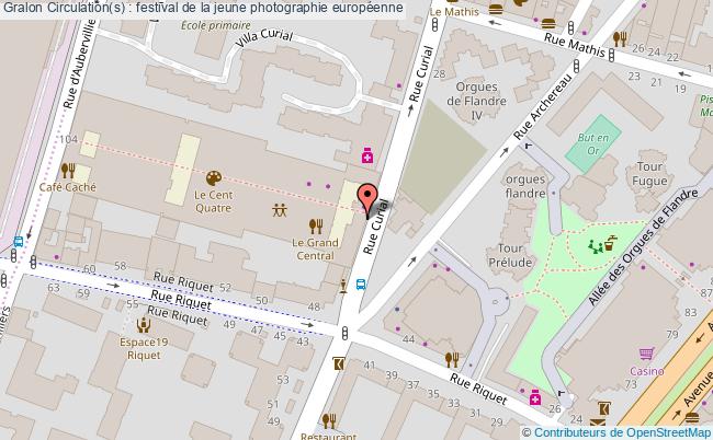 plan Circulation(s) : Festival De La Jeune Photographie Européenne