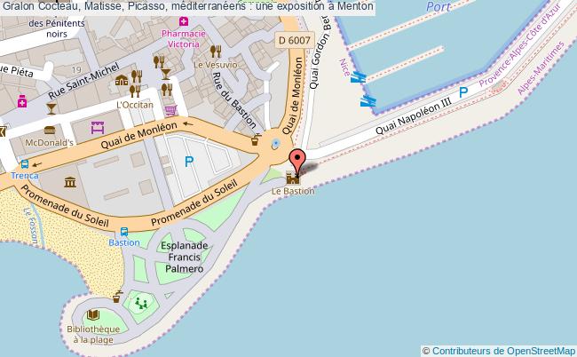 plan Cocteau, Matisse, Picasso, Méditerranéens : Une Exposition à Menton