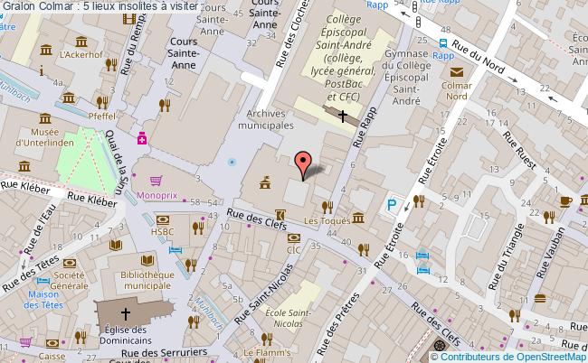 plan Colmar : 5 Lieux Insolites à Visiter