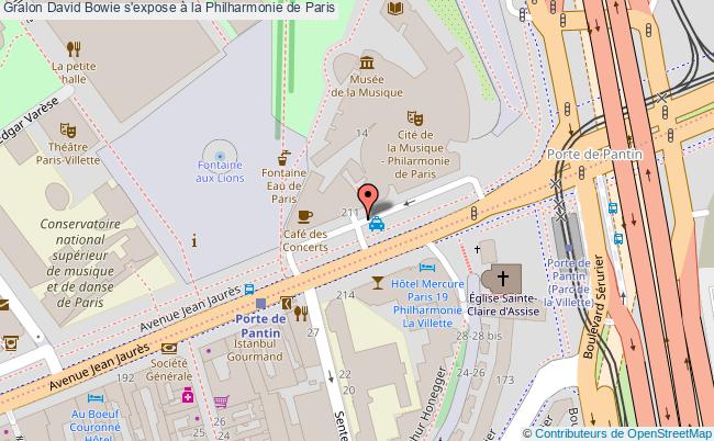 plan David Bowie S'expose à La Philharmonie De Paris