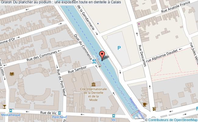 plan Du Plancher Au Podium : Une Exposition Toute En Dentelle à Calais